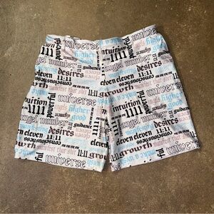 Tasteful Girl 11:11 Mens Festival Shorts Size Large 🤍